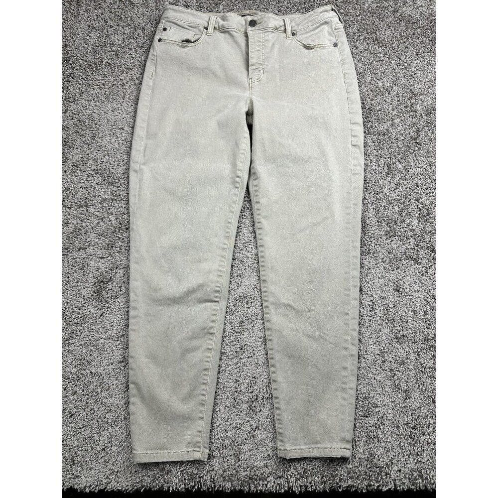 Liverpool Jeans Women’s 12/31 Gray Relaxed Ankle Skinny‎ Mid Rise Stretch Denim